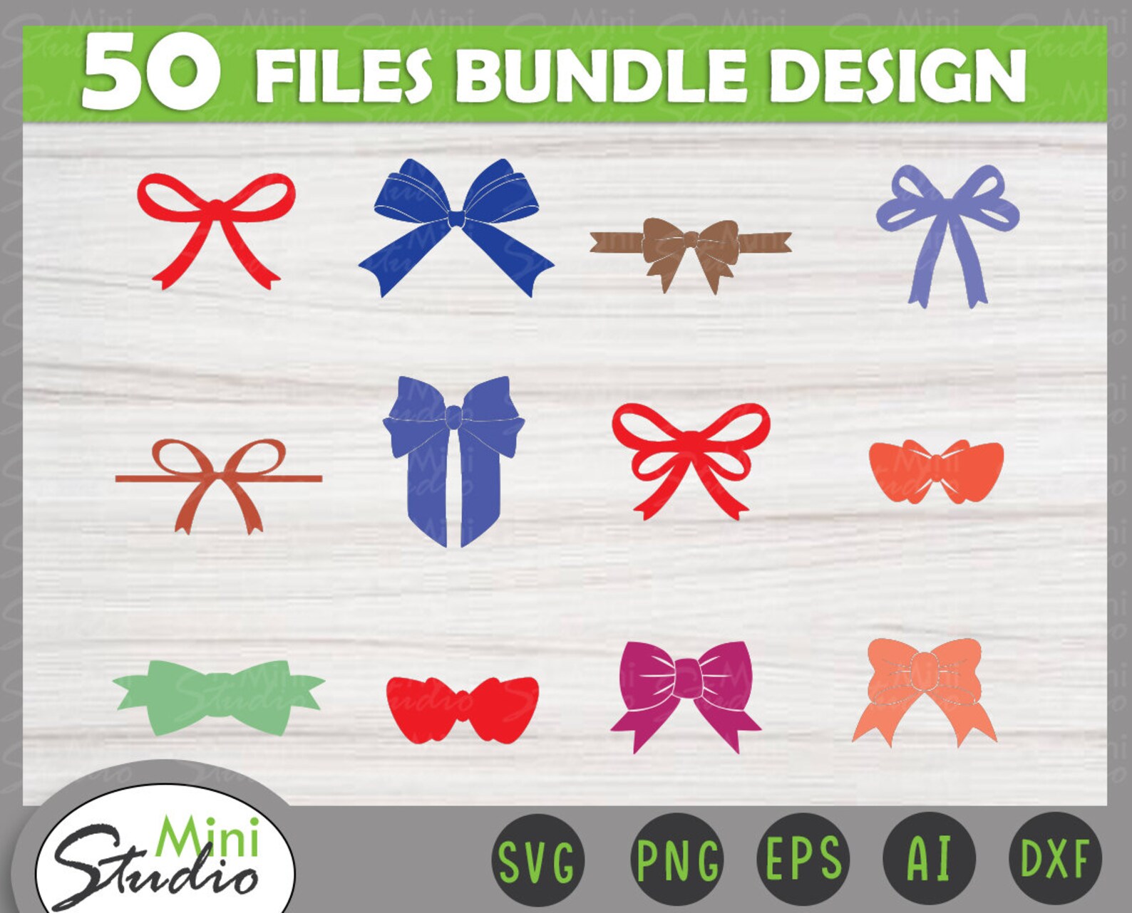 Download Bow Bundle SVG Hair Bow Template Bow Collection SVG Felt | Etsy