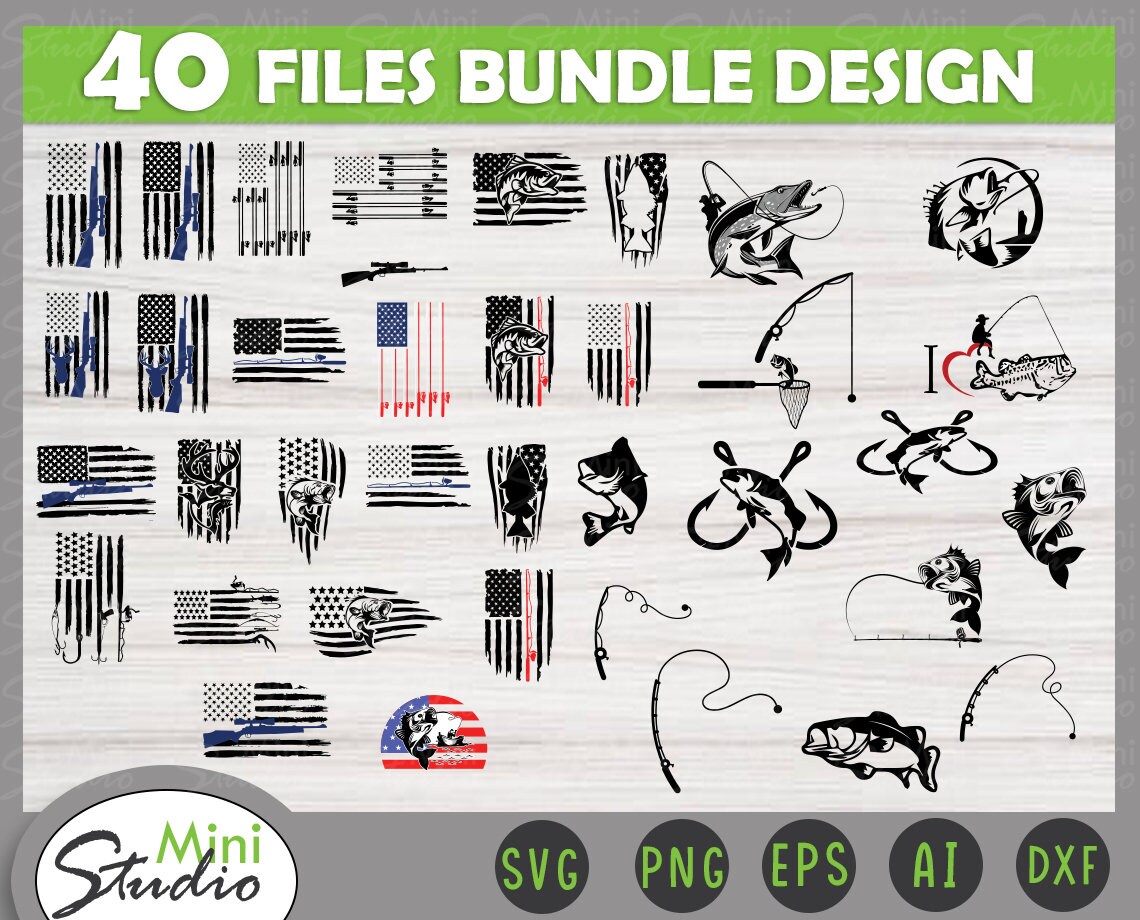 Download Fishing hunting svg bundle fishing svg hunting svg hunt and | Etsy