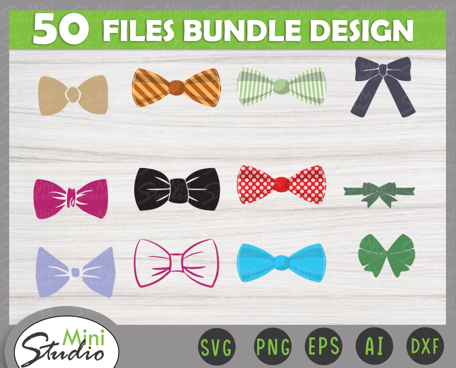 Download Bow Bundle SVG Hair Bow Template Bow Collection SVG Felt | Etsy