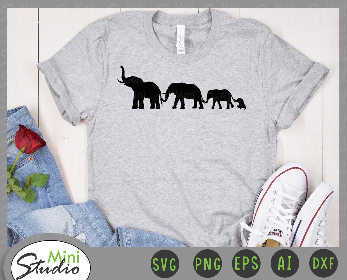 Download Elephant Svg bundle baby elephant svg animal svg Cute | Etsy