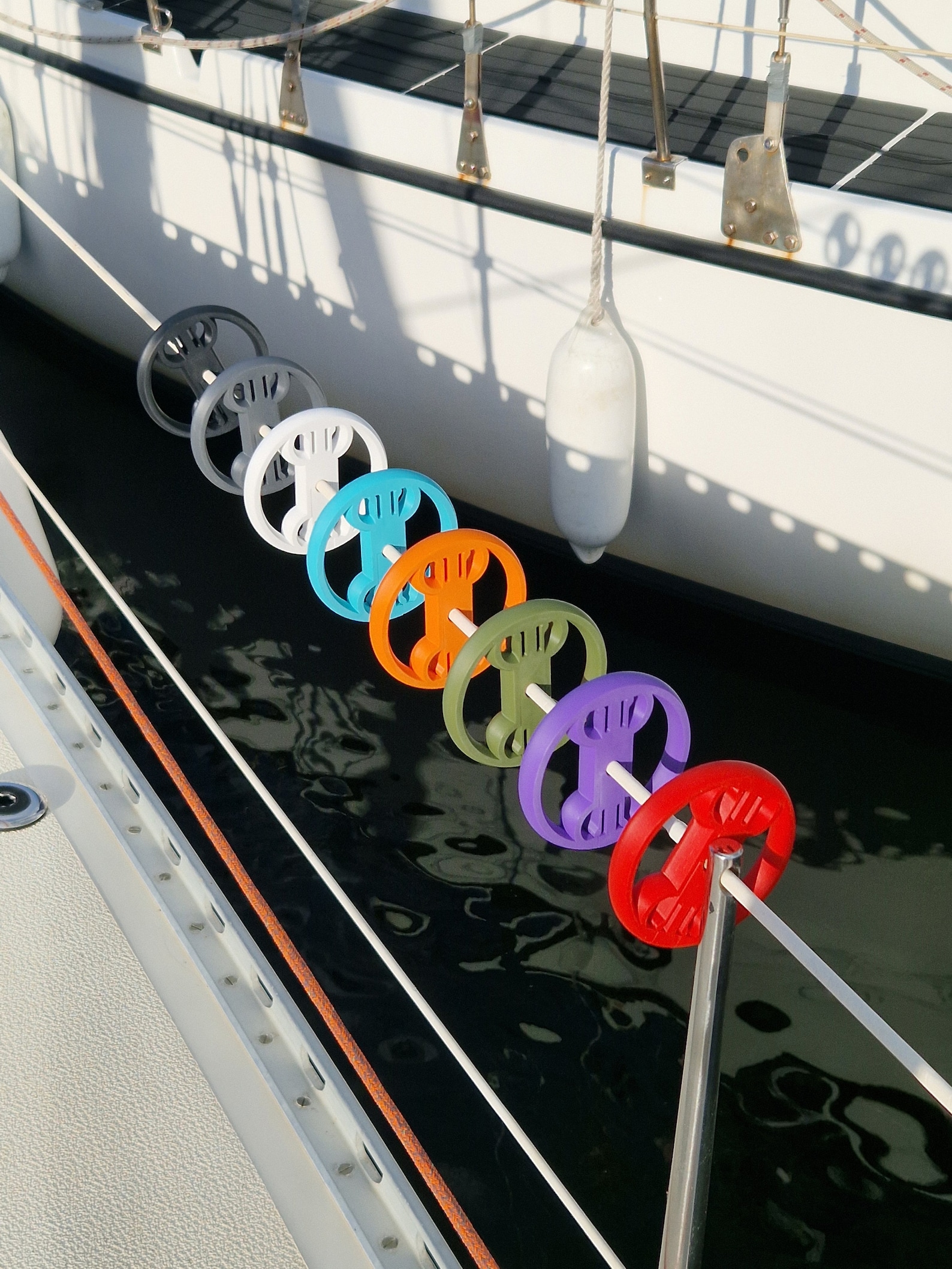 Sail Chafe Protector Wheel, UV Resistant, Weather Durable Plastic - Etsy