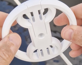 Sail Chafe Protector Wheel, UV Resistant, Weather Durable Plastic