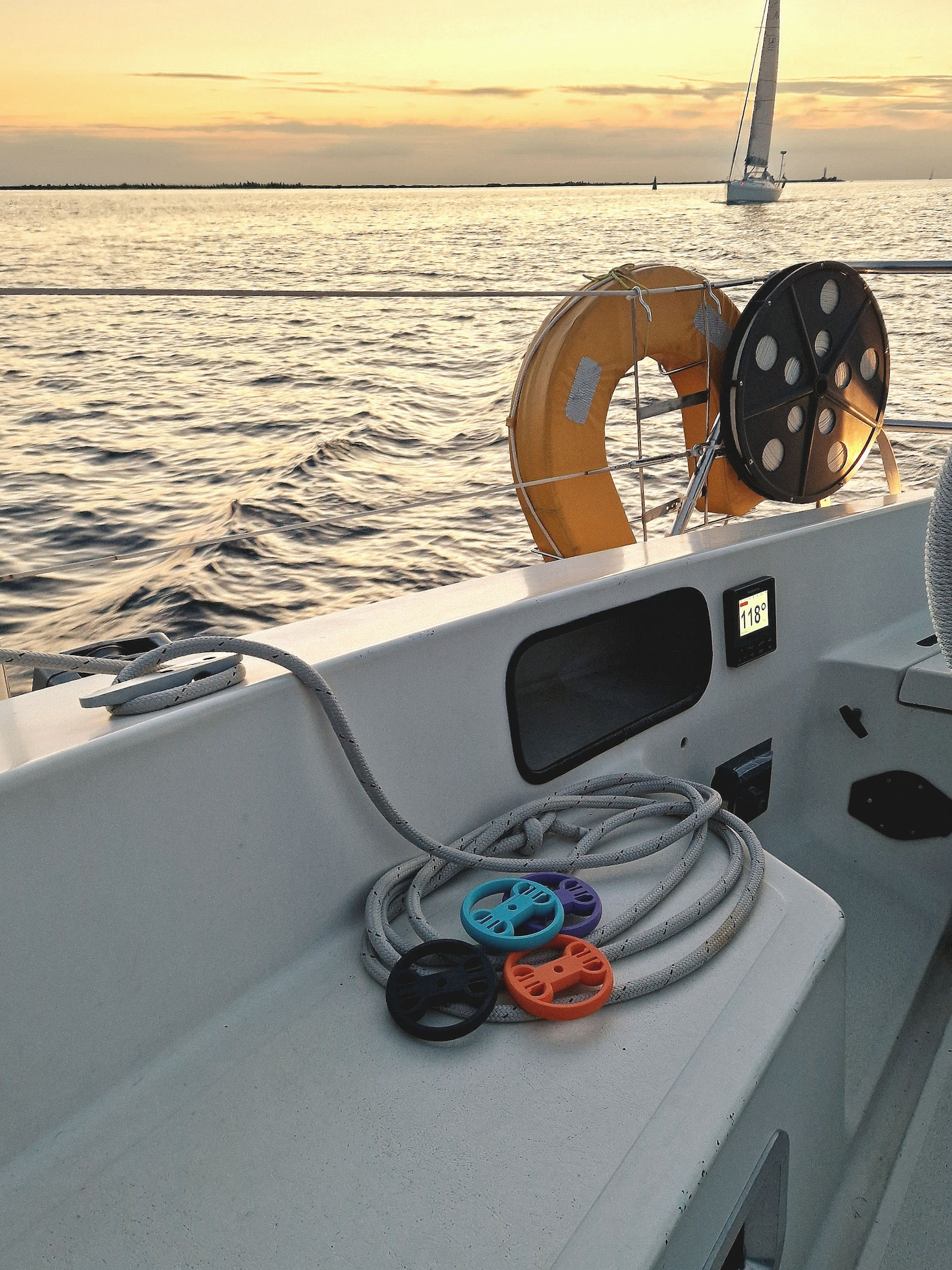 Sail Chafe Protector Wheel, UV Resistant, Weather Durable Plastic - Etsy