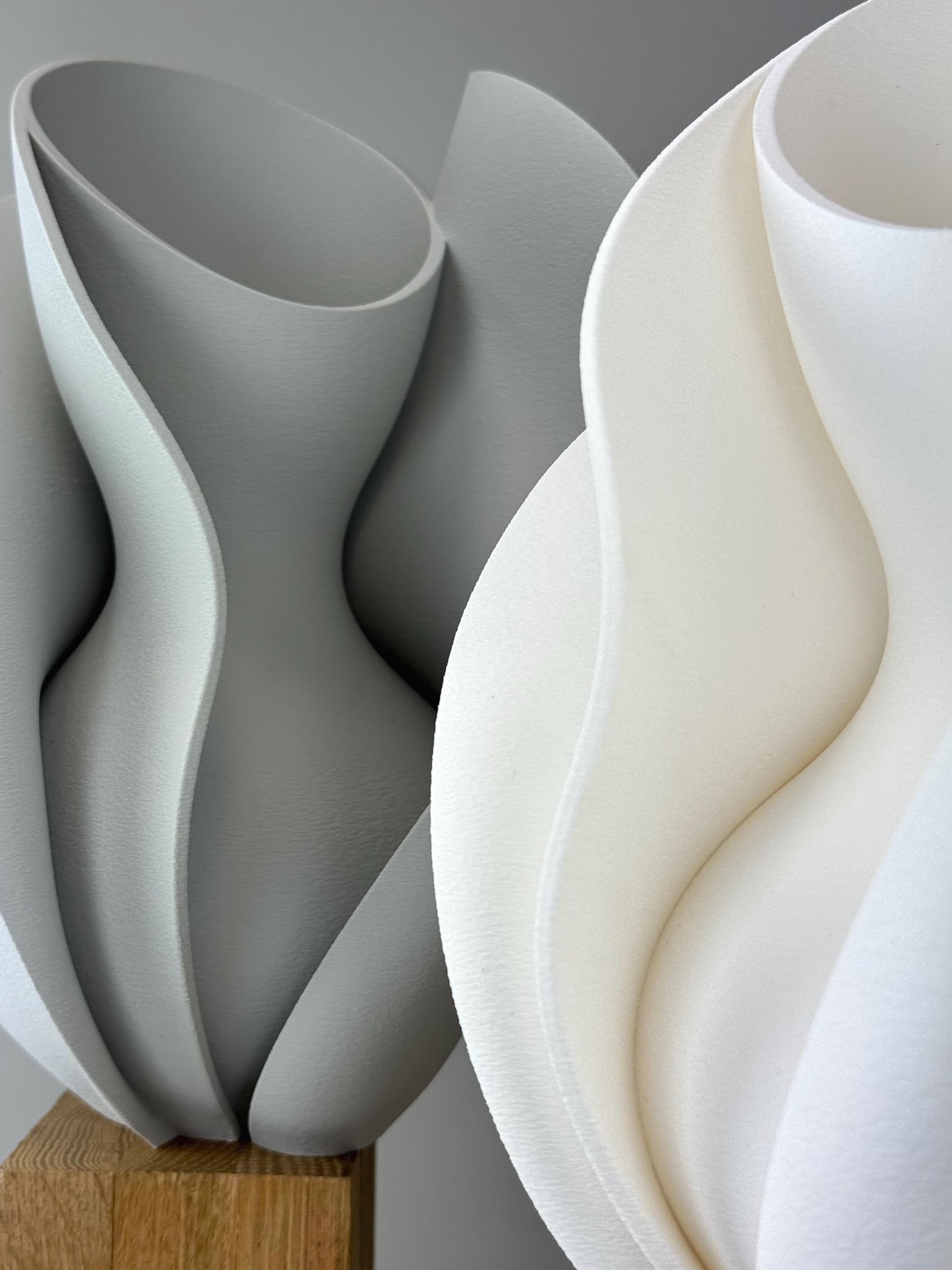 Abstract Art Flower Vase Modern Sculptural Vase Unique Centerpiece for ...