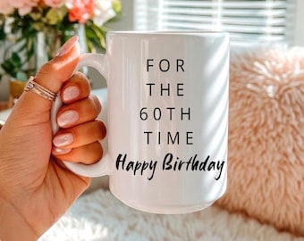 60th Birthday Mug, Happy 60th Birthday, Born In 1966 Mug, Chapter 60 Mug, 60th Gift For Her, Birthday Gift for Mom, Dad, or Grandparents