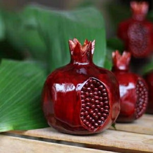 Grand cadeau artisanal en bois de grenade en Arménie / Belle décoration intérieure