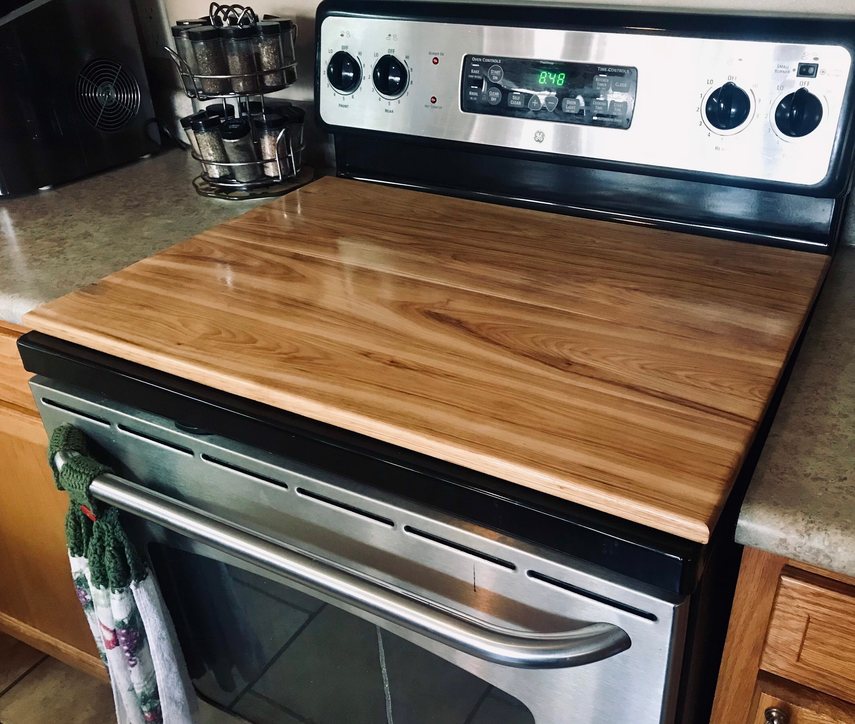 Noodle board stove cover Hickory Stove Cover gas stove Etsy