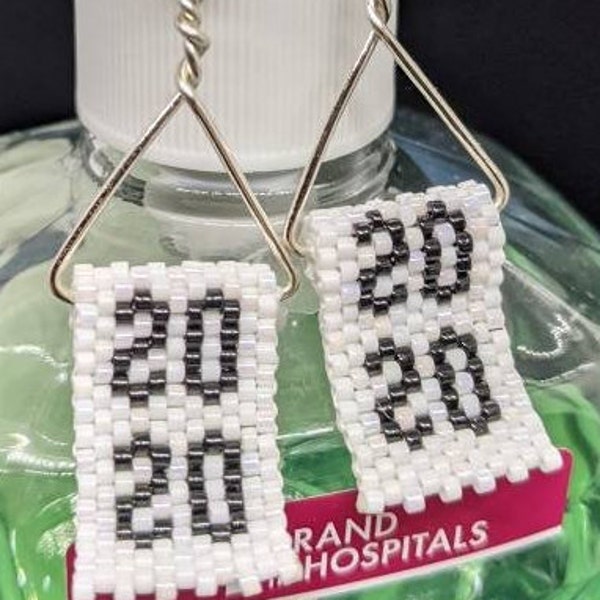 Toilet Paper Earrings, 2020, TP Earrings, 2020 Collectors Edition, 2020 Jewelry, 2020 Collectible, Toilet Paper, TP, Whimsical Earrings