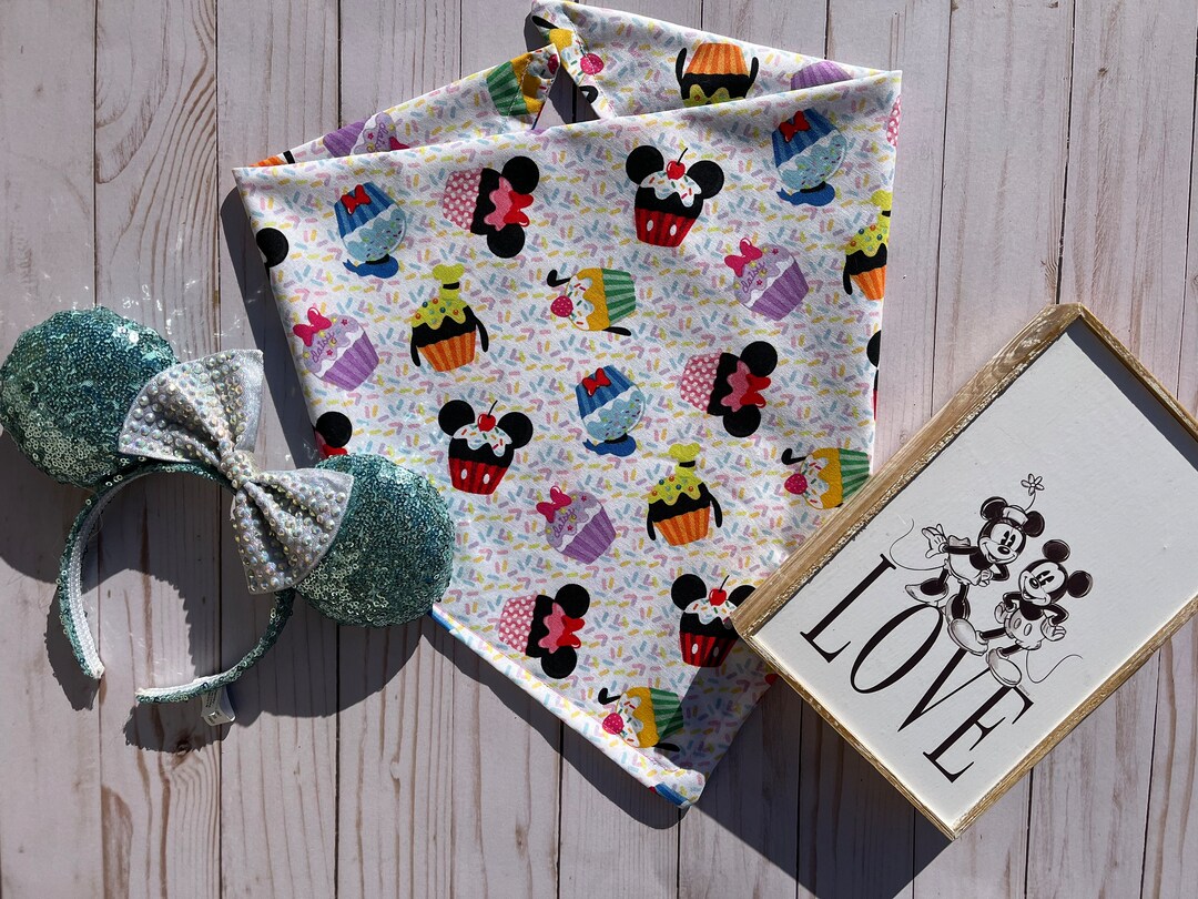 Disney Sweets Dog Bandana, Disney Dog Bandana, Disney Bandana, Dog