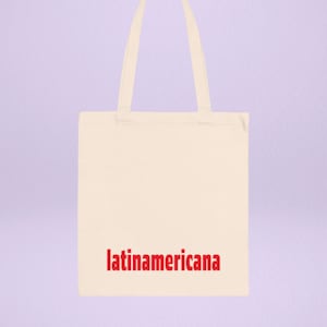 Latinamerica Tote Bag, natural color everyday use tote bag, latina tote bag, latinx accesories, everyday bag, latina bag