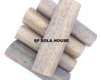 Sola Wood Sticks with Bark, Wooden Stick for Pet Toy and Decoration