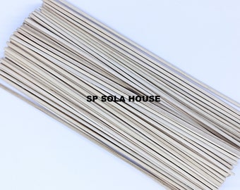 Rattan Reed Diffuser Sticks 8", Natural White, Bulk Pack (100-200pcs)