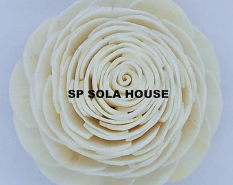 100pcs Sola Wood Flower-American Beauty Rose, Artificial Flower for Decoration- Available in sets of 4cm, 6cm & 8cm. in diameter