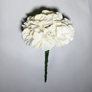 4pcs & 8pcs Hydrangea Sola Flowers, Sola Wood Flowers for Home Decor