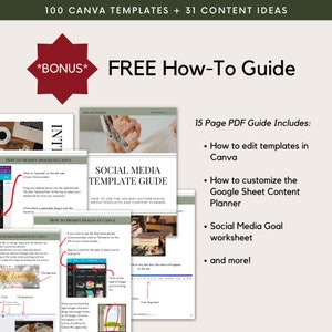 Christmas Social Media Templates with Content Ideas for Authors, Holiday, Book Marketing, Novel Planner, Instagram, Facebook, Tik Tok image 8