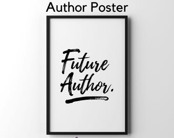 Autor Vision Bord Poster Schrift Tracker Autor Planer Buch Ziele 2025 Bestseller Marketing Roman Selbstverlag Collage Download