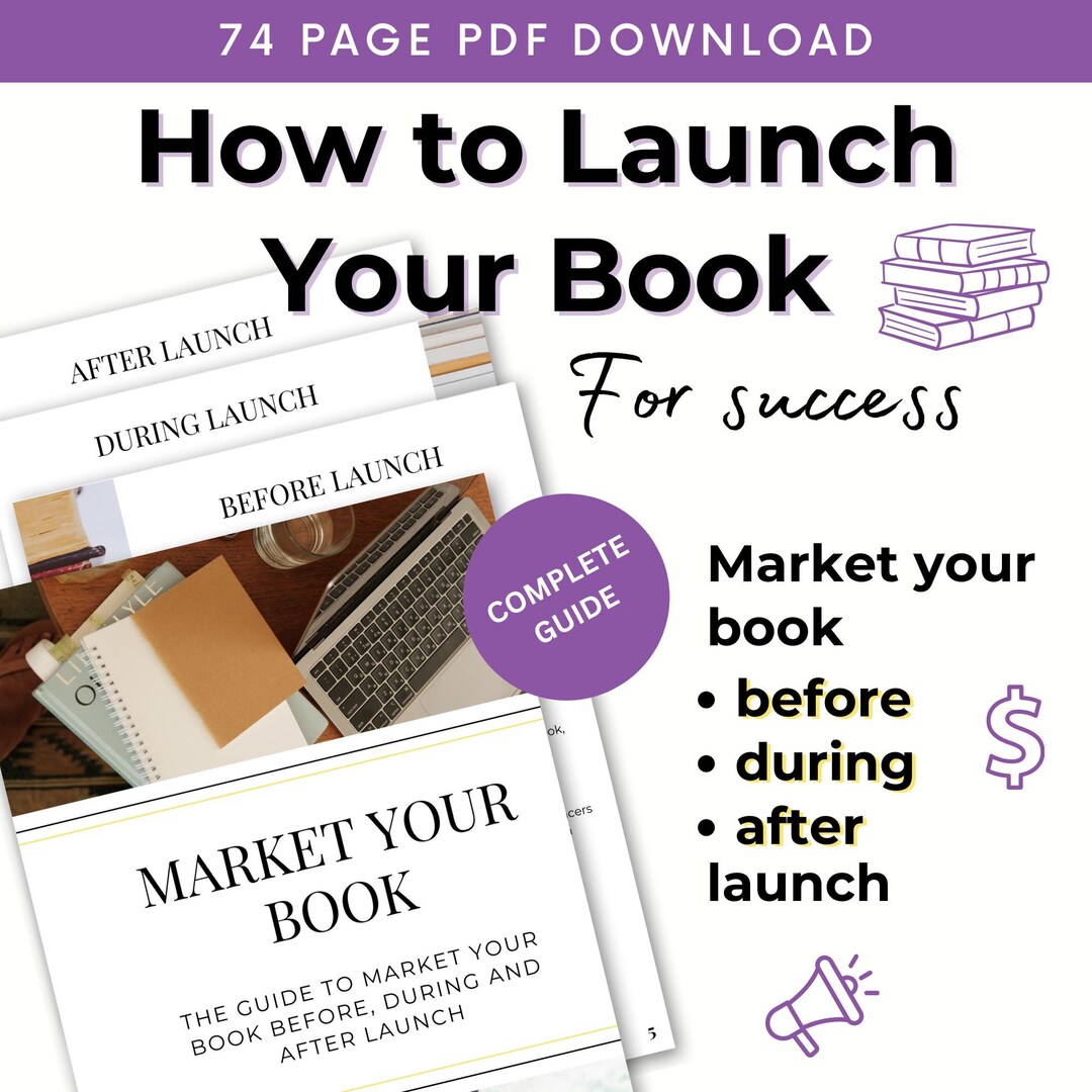 How to Launch Your Book Marketing Guide | Author Organizer, Self ...