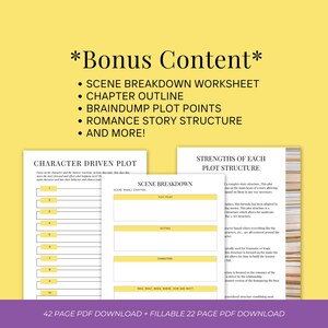 Book Plot Templates Plotting Bundle | Chapter | Scenes | Save the Cat ...