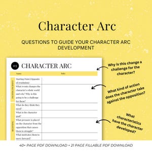 Character Development Workbook With 100+ Prompts and Questions ...