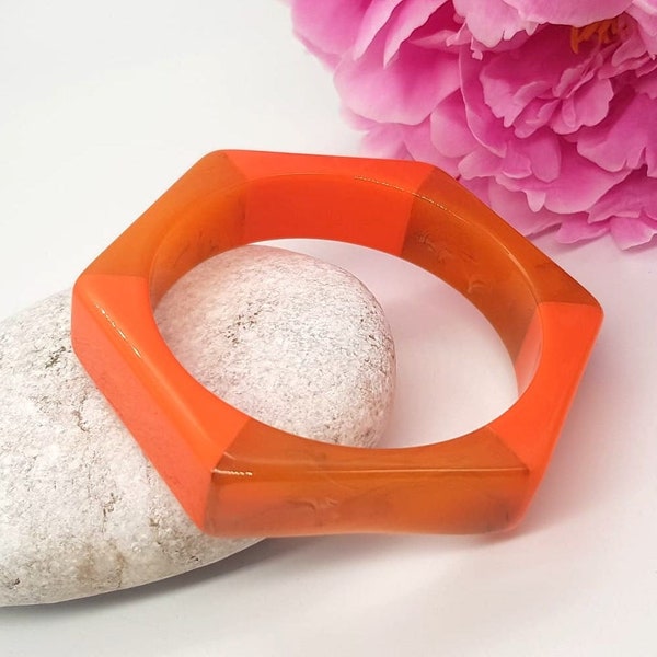 Orange Boho Bracelet Etsy