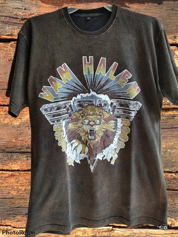 Van Halen Tour 1982 Vintage Wash Tee 