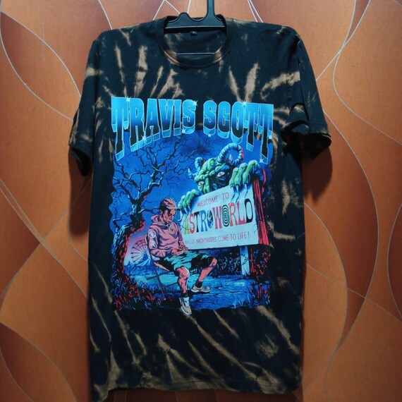 travis scott tie dye shirts