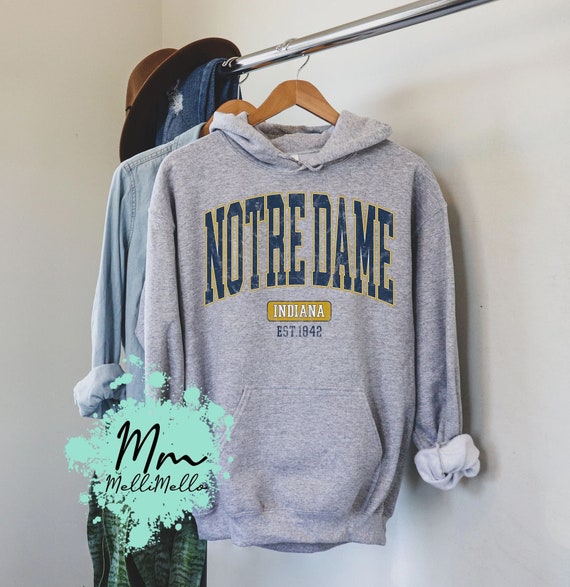 vintage notre dame hoodie