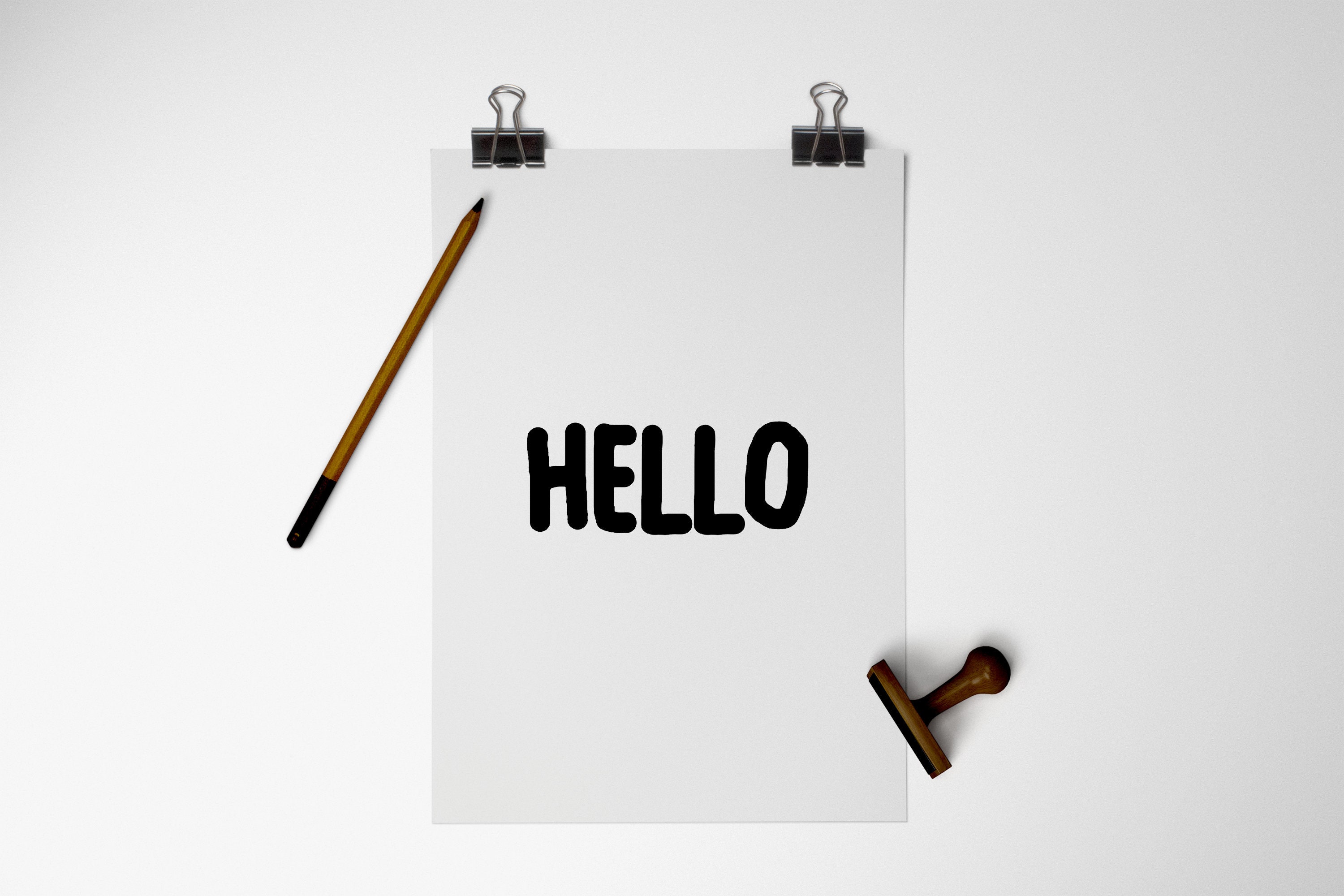 HELLO Quotes HELLO Sign Printable Wall Art HELLO Print Etsy