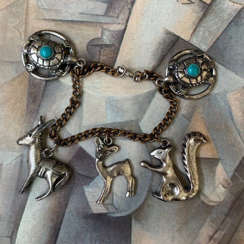 Vintage 5 METAL Charms German Charms X247 Etsy