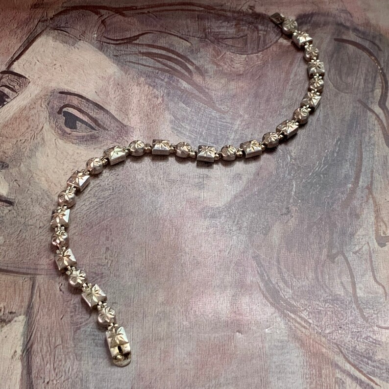 Vintage Mark 925 Bracelet Sterling Silver X1263 Etsy