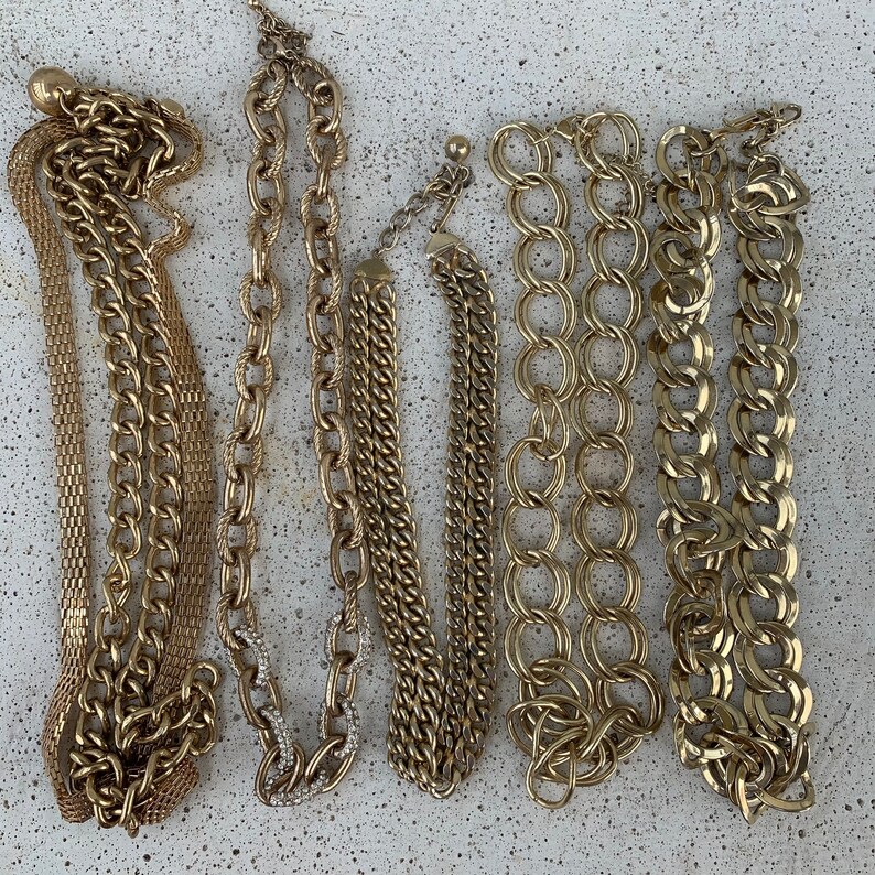 Upcycle X2062 Destash Crafting 5 Necklaces Jewelry Making Jewelry