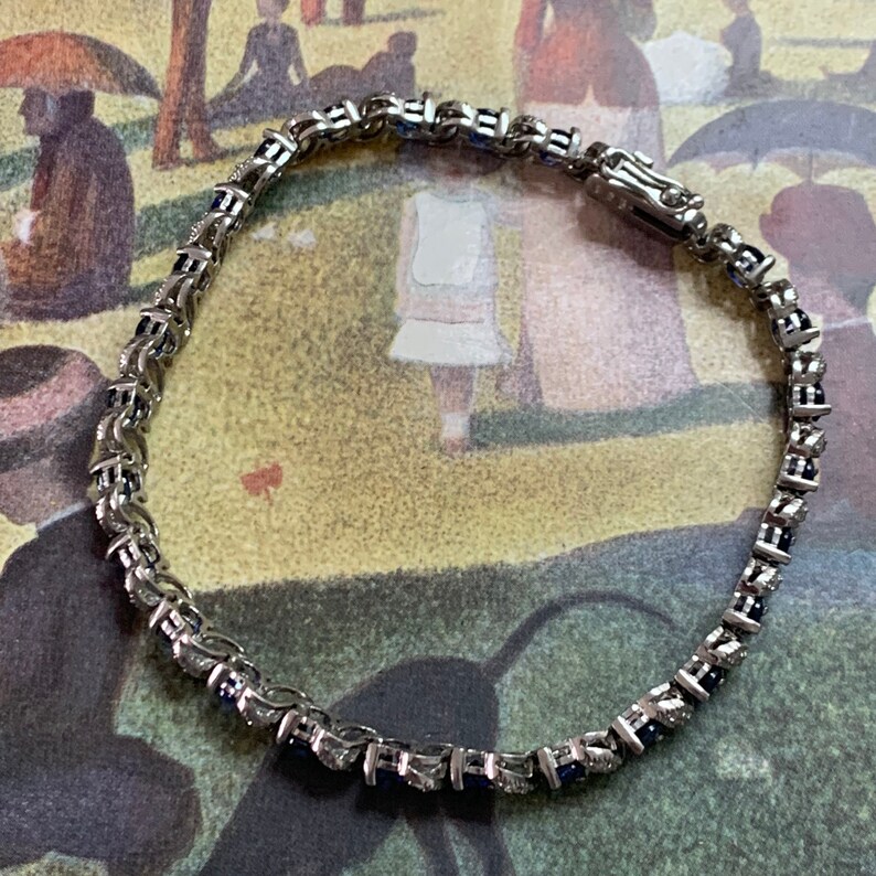 Vintage Mark FAS THAI 925 Bracelet Sterling Silver Etsy
