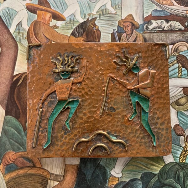 Vintage 1970's | Casa De Maya Belt Buckle | Made in Mexico | X1370