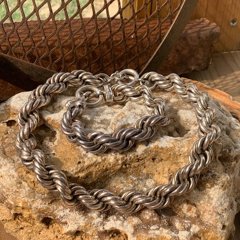 Vintage | Sterling Silver Huge Necklace and bracelet | X2615 Vintage | Sterling Silver Huge Necklace and bracelet | X2615