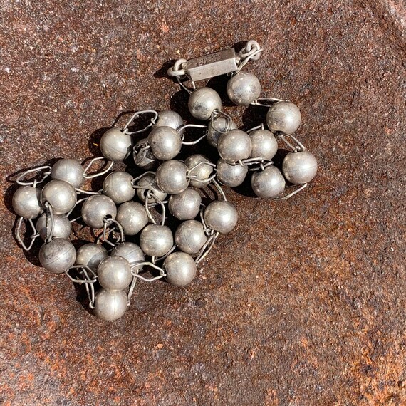 Vintage Mexico sterling silver necklace | X2273 - image 4