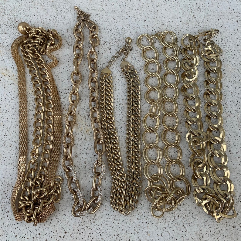 Upcycle X2062 Destash Crafting 5 Necklaces Jewelry Making Jewelry