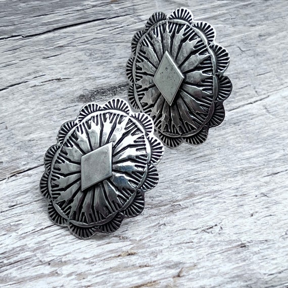 Vintage Sterling Silver Earrings | - image 3