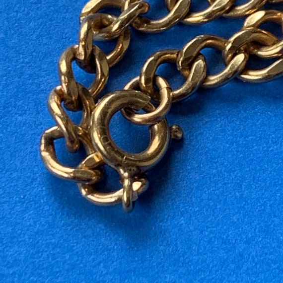 Vintage | Bell System Charm Chain Bracelet | 1/10… - image 6