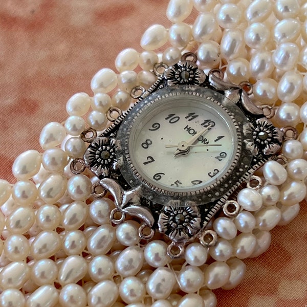 Pearl Watch Etsy
