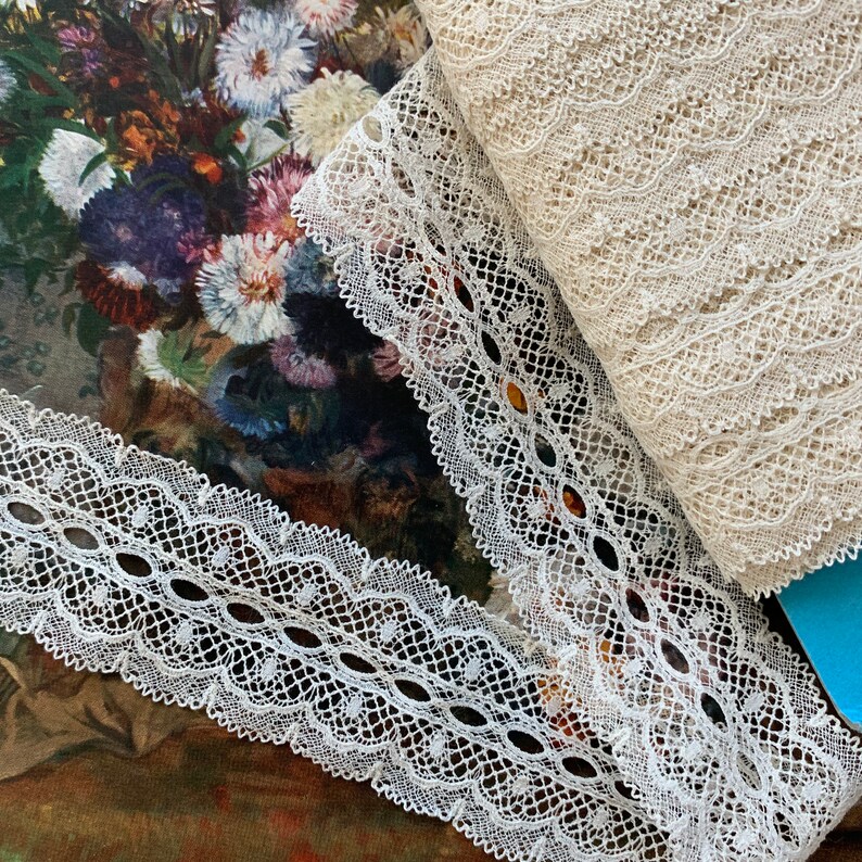Vintage French Lace Trim 5 Yard X657 Etsy