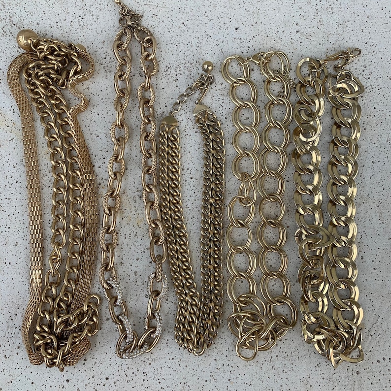 Upcycle X2062 Destash Crafting 5 Necklaces Jewelry Making Jewelry