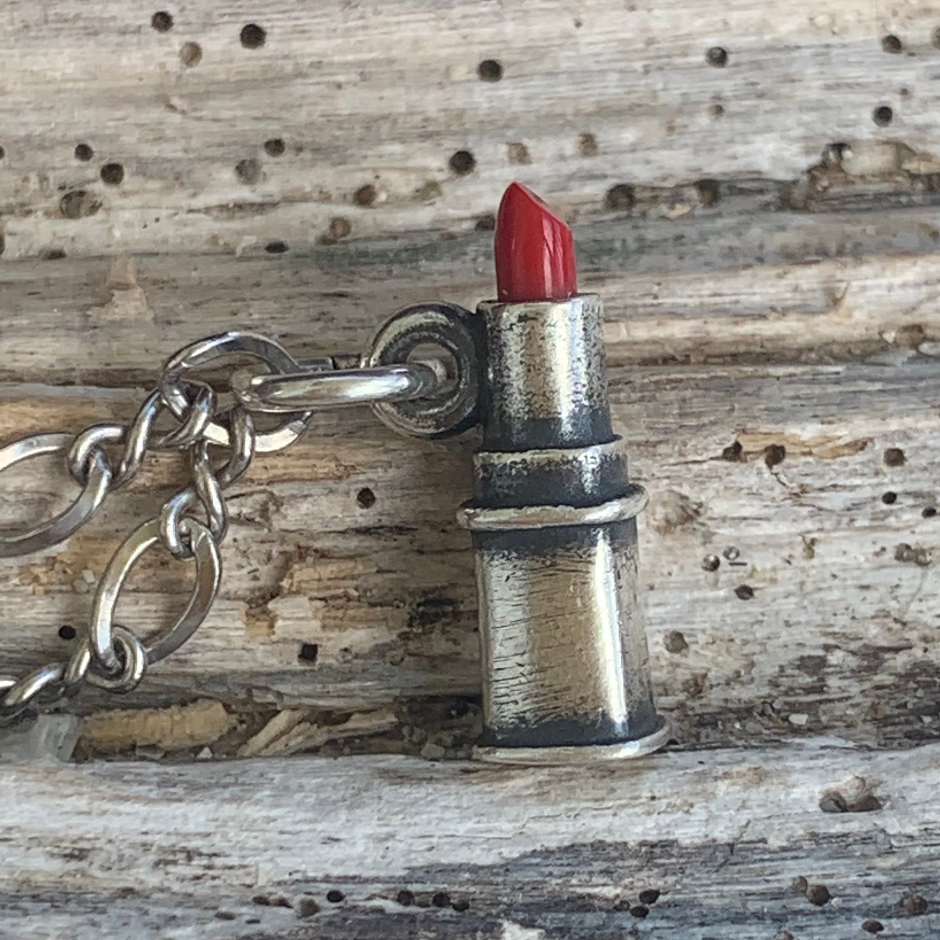 James avery red lipstick charm outlet