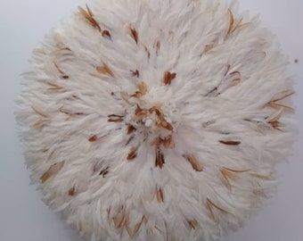 Juju hat white speckled beige 80 cm