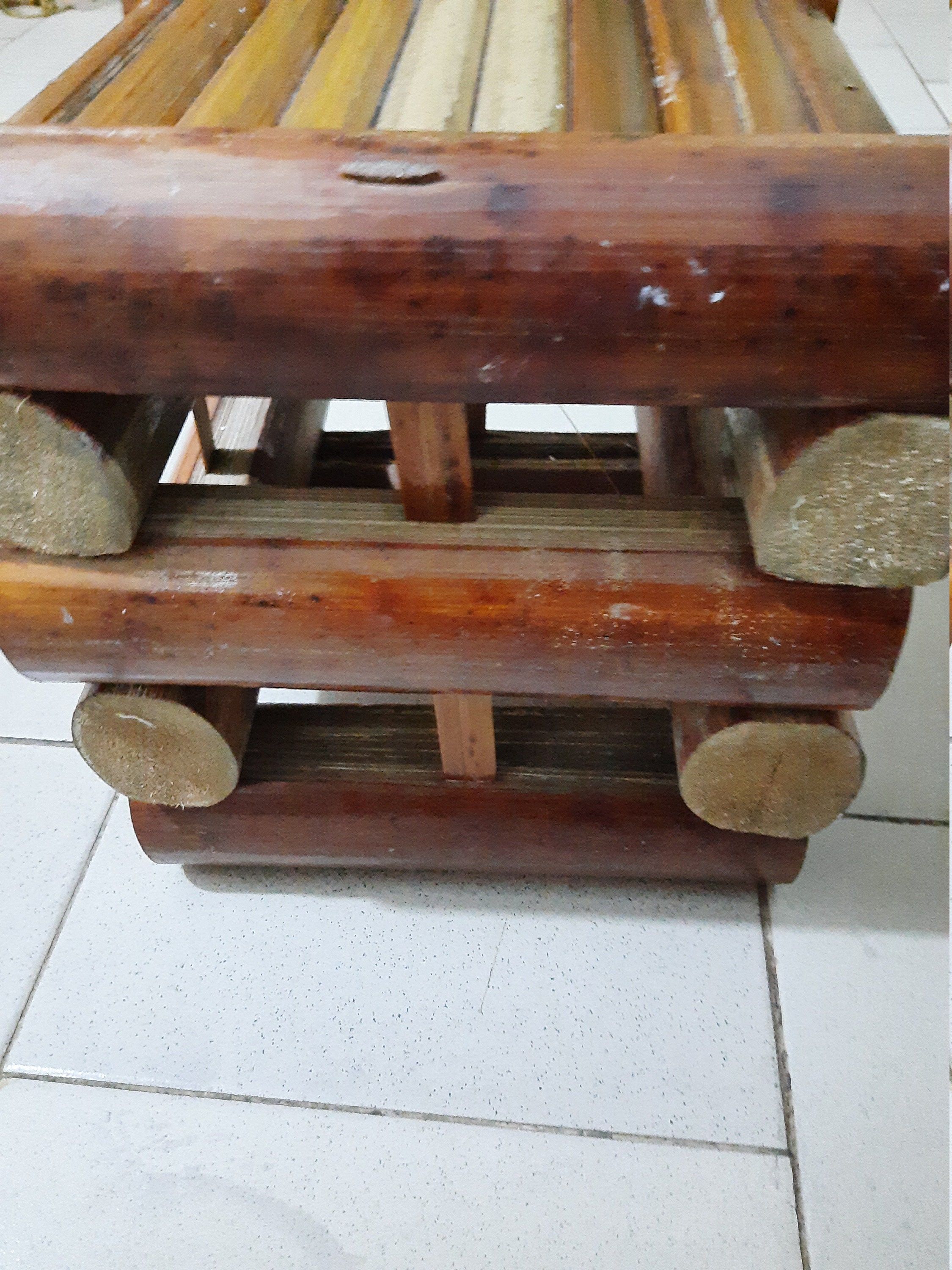 Tabouret en Bambou de 30 cm