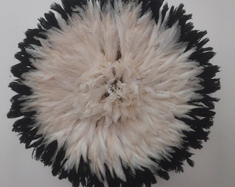 Juju hat white black outline 65 cm