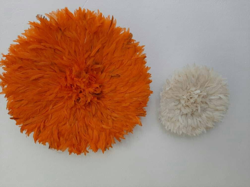 Ensemble de 02 Juju Hats 01 60 cm et 35 Orange Blanc