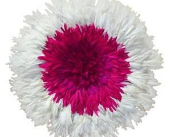Juju hat pink white outline of 50 cm