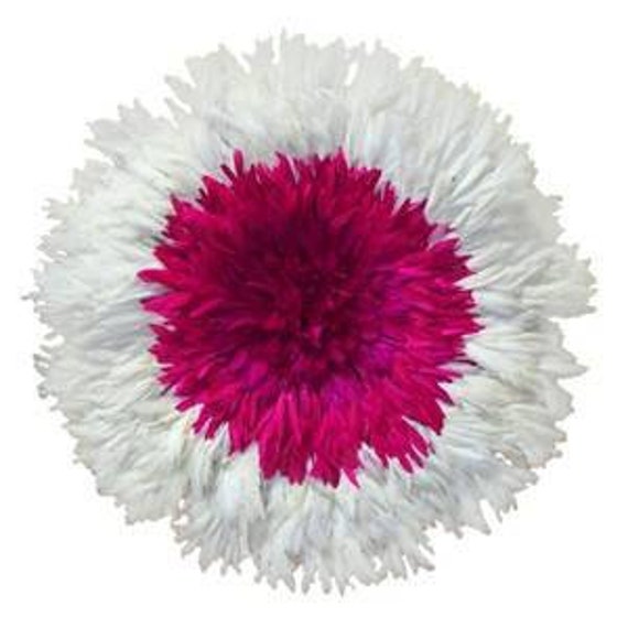 Juju Hat Rose Contour Blanc de 50 cm