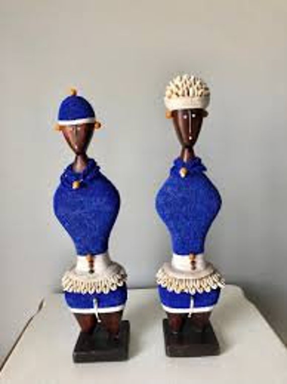 Couple de Poupées Namji Bleu 35 cm