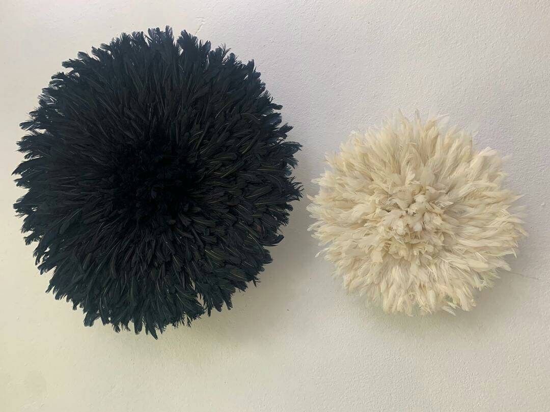 Ensemble de 02 Juju Hats Noir et Blanc 01 70 cm 50 cm